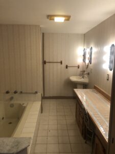 Bathroom remodel before and after photos